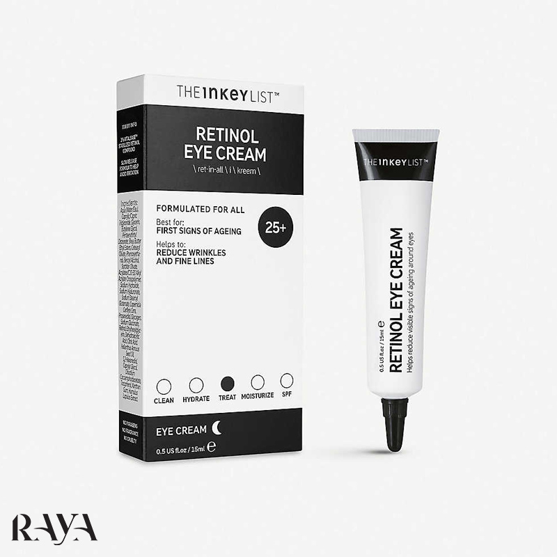 کرم دور چشم رتینول اینکی لیست حجم 15 میل The INKEY List Retinol Eye